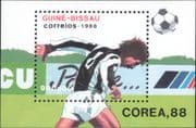 Guinea-Bissau 1988 Olympic Games, Seoul/ Football/ Sports/ Soccer 1v m/s (b7348a)