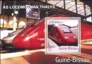 Guinea-Bissau 2001 Express Trains/ Railways/ Rail/ Transport/ Thalys 1v m/s (n35133)