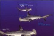 Guinea Bissau 2002 Shark/ Marine/ Nature/ Wildlife/ Animals/ Fish/ Sharks 1v m/s (s3312)