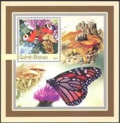 Guinea Bissau 2003 Butterflies/ Fungi/ Flowers/ Insects/ Plants/ Nature 1v m/s (n10347)