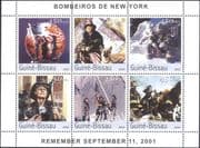 Guinea-Bissau 2003 Fireman/ Fire Fighter/ Firemen/ Emergency Rescue/ Dog m/s n35132a