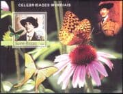 Guinea Bissau 2003 Lady Baden Powell/ Butterflies/ Insects/ Scouting/ Scouts/ People m/s (n41406a)