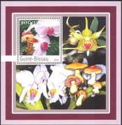 Guinea Bissau 2003 Orchids/ Fungi/ Flowers/ Mushrooms/ Plants/ Nature 1v m/s (n10340)