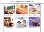 Guinea Bissau 2003 Powered Flight/ Aircraft/ Planes/ Aviation/ Wright Brothers/ Concorde 6v sht (n12116)