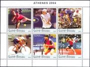 Guinea-Bissau 2003 Sports/ Cycling/ Tennis/ Table Tennis/ Bikes/ Bicycles 6v m/s (n12307j)