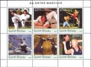 Guinea-Bissau 2003 Sports/ Martial Arts/ Kendo/ Judo/ Karate/ Taekwondo 6v m/s (n12307e)