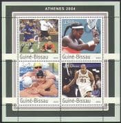Guinea Bissau 2003 Sports / Olympic Games / Basketball / Football / Tennis 4v m / s n10411