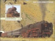 Guinea Bissau 2003 Trains/ Steam Engines/ Locomotives/ Rail/ Railways/ Transport 1v m/s (n13830b)