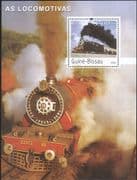 Guinea Bissau 2003 Trains/ Steam Engines/ Locomotives/ Rail/ Railways/ Transport 1v m/s (n13830f)