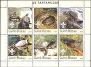 Guinea Bissau 2003 Turtles/ Tortoises/ Animals/ Nature/ Wildlife/ Scouts 6v m/s (n12646)