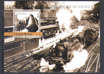 Guinea Bissau 2004 TRAINS / Rail m / s ref:n13828