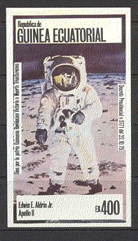 Guinea Ecuatorial SPACE/ Apollo II/ Moon Landing/ Astronauts 1v m/s (b4632)