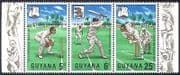 Guyana 1968 Cricket / Sports / Games / MCC / Palm Trees / Animation 3v set stp (n32220)