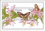Guyana 1990 Butterflies/ Insects/ Nature/ Butterfly/ Conservation 1v m/s (s2367c)