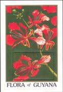 Guyana 1990 EXPO '90/ Flowers/ Trees/ Plants/ Nature/ Flame Tree 1v m/s (b490zz)