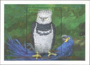 Guyana 1990  Harpy Eagle/ Raptors/ Birds/ Nature/ Wildlife/ Express Post  1v m/s  (b8504b)