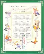 Guyana 1991 Christmas/ Disney/ Greetings/ Casey/ Sports/ Music/ Cartoons/ Animation 1v m/s (b1605z)
