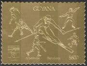 Guyana 1992 GOLD/ Olympics/ Sports/ Fencing/ Football/ Ice Hockey 1v s/a (n42890)