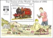 Guyana 1992 Model Railways/ Steam Engines/ Trains/ Rail/ Toys/ Transport/ StampEx 1v m/s (b9790e)