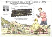 Guyana 1992 Model Railways/ Trains/ Rail/ Toys/ Transport/ StampEx 1v m/s (b9790fa)