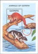 Guyana 1992 Woolly Opossum/ Water Opossum/ Animals/ Nature/ Wildlife 1v m/s (b4372p)