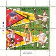 Guyana 1994 Football World Cup/ WC/ Sports/ Games/ Soccer/ Players 6v m/s (b1295k)