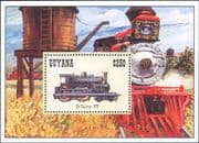 Guyana 1994 Trains/ Steam Engine/ Railways/ Locomotives/ Transport 1v m/s (n15821e)