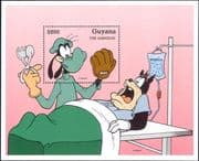 Guyana 1995 Disney/ Goofy at Work/ Surgeon/ Cartoons/ Animation 1v m/s (ad1010)
