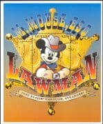 Guyana 1996 Disney/ Mickey at Work/ Lawman/ Cartoons/ Animation 1v m/s (b6724r)