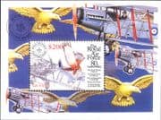 Guyana 1998 Royal Air Force 80th/ Aviation/ Planes/ RAF/ Eagle/ Birds 1v m/s (b6002k)