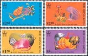 Hong Kong 1996 YO Rat/ Greetings/ Animals/ Lunar Zodiac/ Luck/ Fortune 4v set (n27732)
