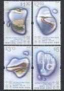 Hong Kong 2001 Water Supply / Dams / Reservoir / Pipeline / Emboss 4v set (n36057)