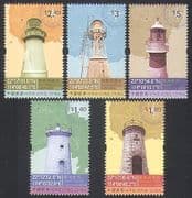 Hong Kong 2010 Lighthouses / Maritime safety, Buildings / Transport 5v set (n35918)
