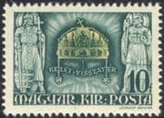 Hungary 1940 Crown of St Stephen/ Kings/ Royalty/ History/ Politics/ Transylvania 1v (n45349)