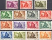 Hungary 1946 Reconstruction/ Chain Bridge/ Bridges/ Building 15v set (hx1285)