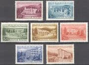 Hungary 1953 Workers Rest Homes / Holiday / Buildings / Architecture 7v set (n39964)