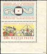 Hungary 1959 Philatelic Federation Congress/ Stagecoach/ Mail Coach/ Horses/ Postal Transport 1v + lbl (n45429)
