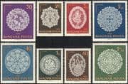 Hungary 1960 Lace-making/ Crafts/ Textiles/ Design/ Business/ Commerce 8v set (n45496)