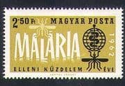 Hungary 1962 Malaria Eradication Campaign/ Medical/ Mosquitoes/ Insects/ Health/ Welfare/ Nature 1v (n34688)