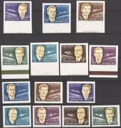 Hungary 1962 Space/ Astronauts/ Gagarin/ Glenn/ Titov Perf/IMPERF 7v sets (n15695)