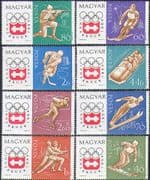 Hungary 1964 Winter Olympic Games/ Olympics/ Skiing/ Shooting/ Skating 8v set (n45527a)