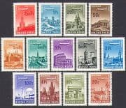 Hungary 1966 Planes / Aviation / Buildings / Architecture / Transport 13v set (n34983)