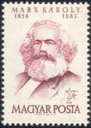 Hungary 1968 Karl Marx/ Politics/ People/ Socialism/ Communism 1v (n44695)