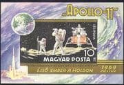Hungary 1969 Apollo 11 / Space / Moon Landing / Rockets / Transport 1v m / s (n34690)