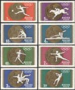 Hungary 1969 Olympic Games/ Gold Medals/ Sports/ Football/ Fencing 8v set (n44855)