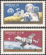 Hungary 1970 Apollo 12/ Soyuz 6-7-8/ Space/ Rockets/ Astronauts/ Transport 2v set (n44857)