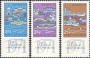 Hungary 1970 Buildings/ Architecture/ Bridges/ StampEx/ Animation 3v set (n45773)