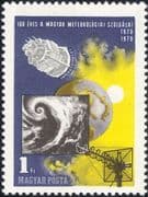Hungary 1970 Weather/ Space/ Satellite/ Clouds/ Meteorology/ IMO/ WMO 1v (hx1085)