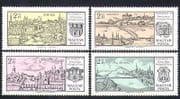 Hungary 1971 Buildings / Architecture / StampEx / Animation 4v set (n35123)