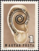 Hungary 1972 Audiology/ Ears/ Sound/ Hearing/ Deaf/ Medical/ Health/ People 1v (n44856)